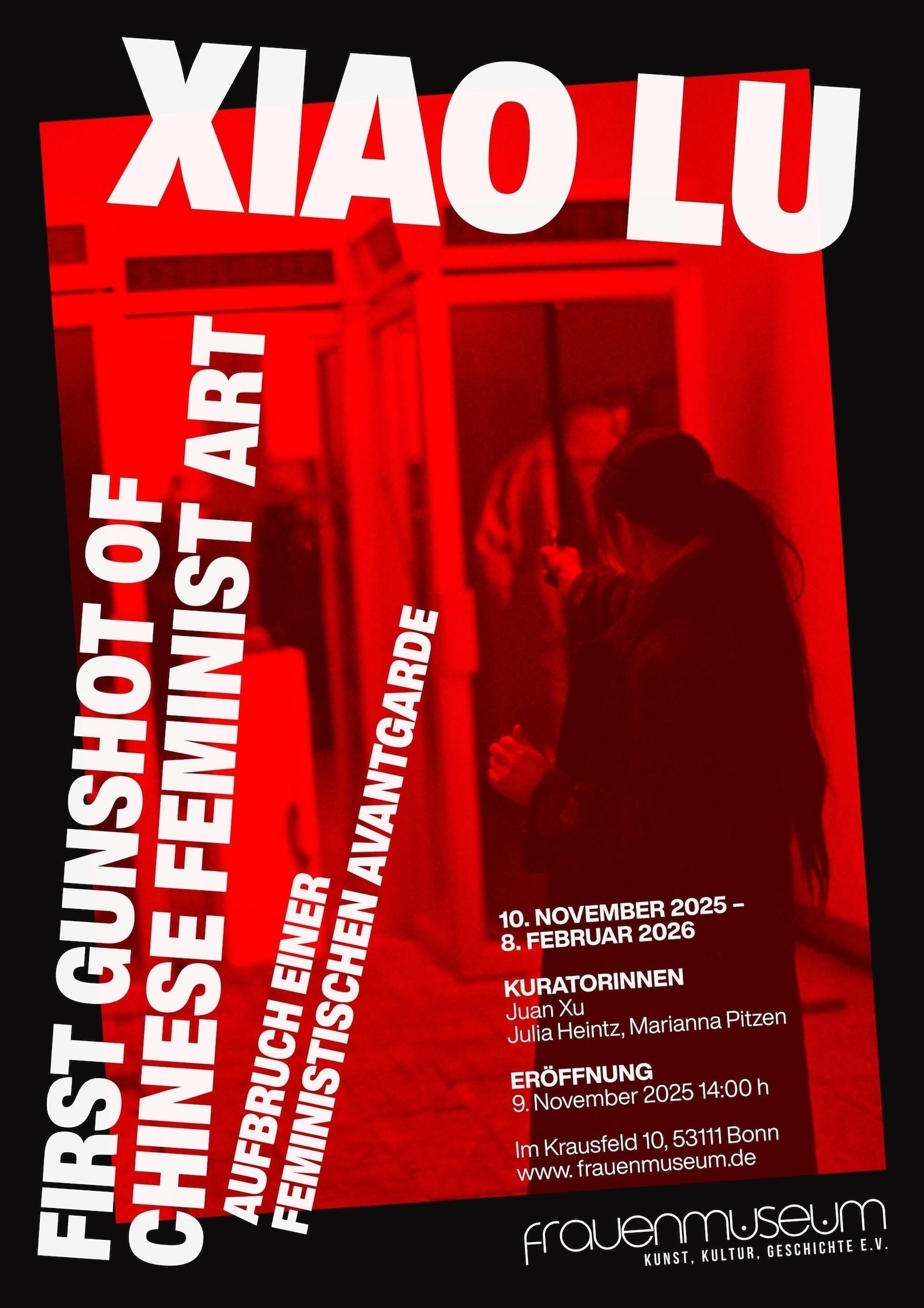 Published by  Frauenmuseum Bonn / I O Cultural Network e.V. + Bald Girls Group 2025. 

Article Authors: Juan Xu, Julia Heintz, Jerome Silbergeld, Gao Minglu, Claire Roberts, Wen Pulin, Monic Merlin, Tench Martin-Liao, Xiao Lu.
